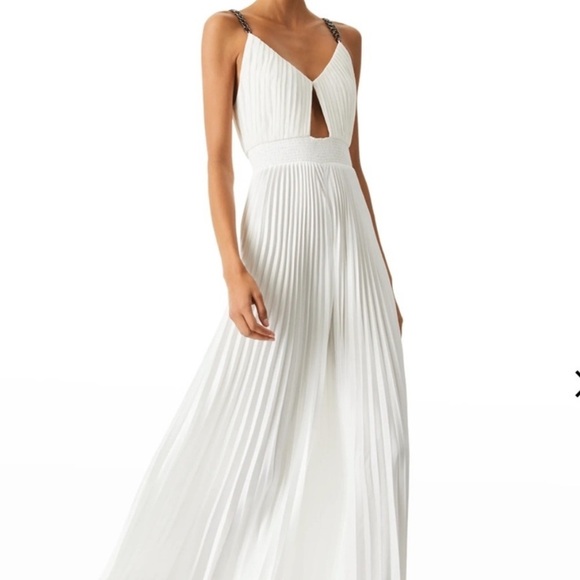 Alice & Olivia Gloria Chain Strap Jumpsuit - Picture 5 of 17